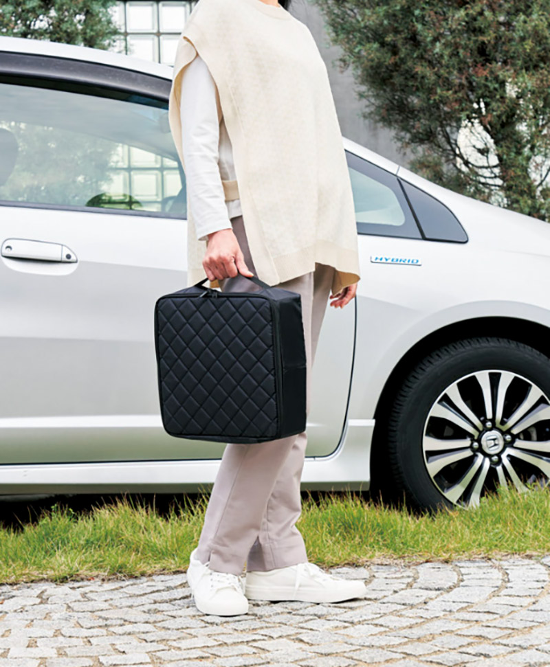 シート下収納ボックス フットレスト 収納ケース 収納袋 車内収納