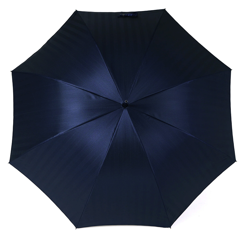 日本製 織物傘 MAKITA STANDARD ヘリンボーン 長傘 晴雨兼用 ネイビー