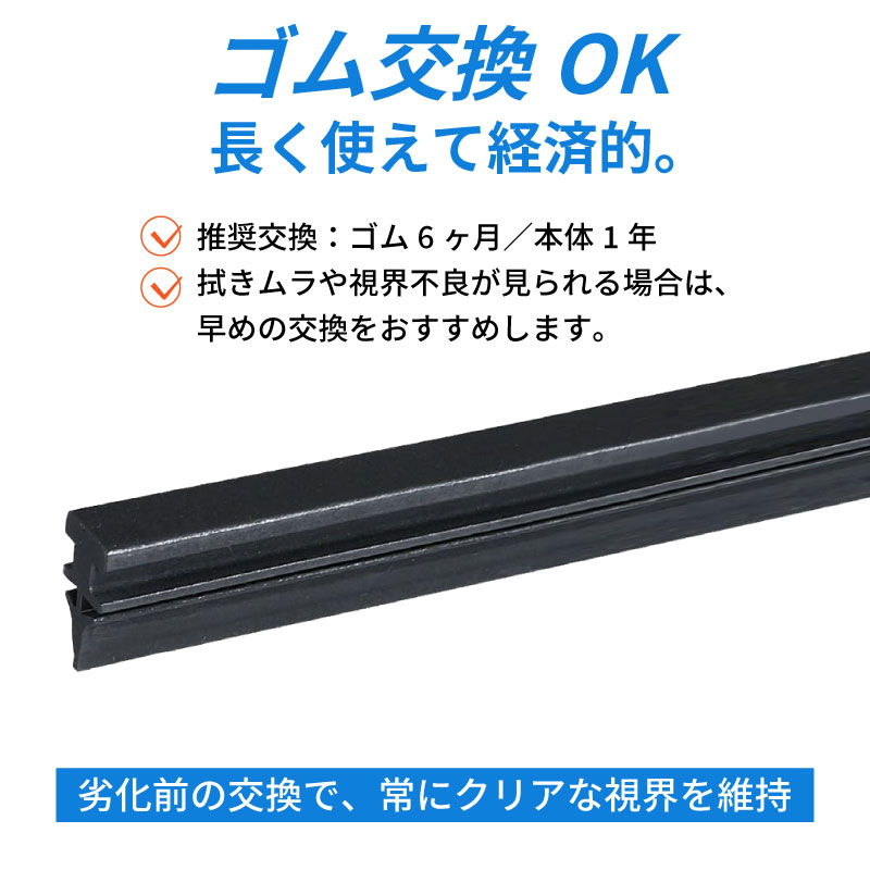 雨用ワイパー ハリアー 80系 ワイパーブレード PIAA フロント 左右 2本