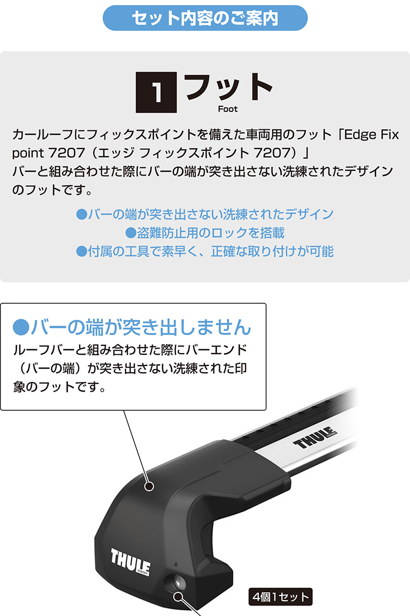 THULE スーリー カローラクロス(ダイレクトレール) ベースキャリア 