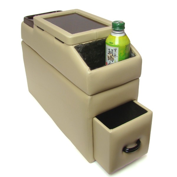 日本製 スライドコンソールボックス ベージュ SL-2 センター