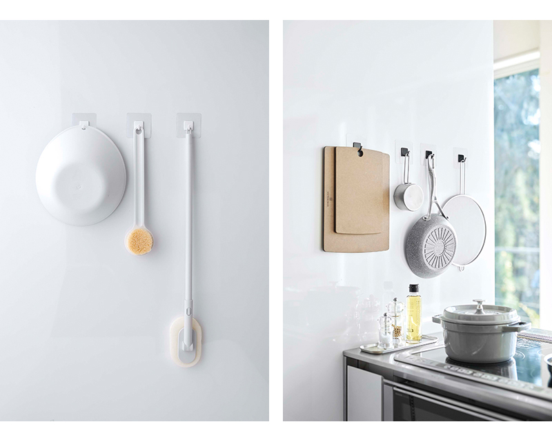 フィルムフック TOWER(タワー)M 4個組 貼って剥がせるフィルム取付