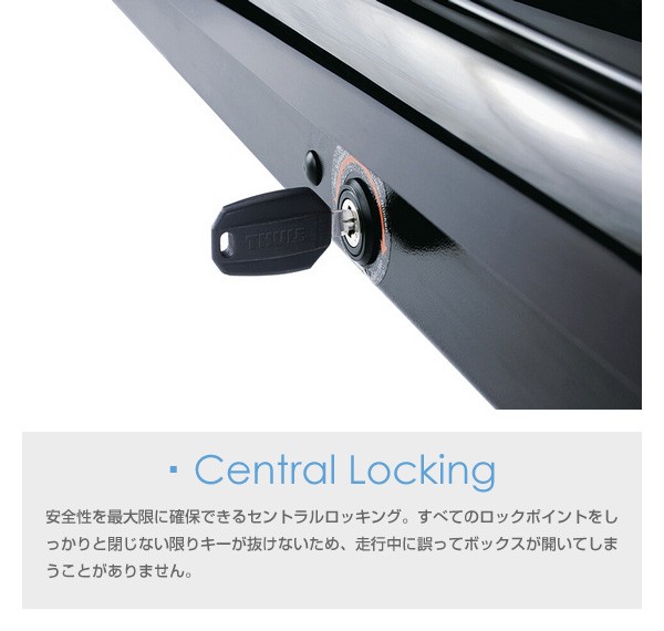 Thule（スーリー） ルーフボックス Touring（ツーリング） 780 チタン