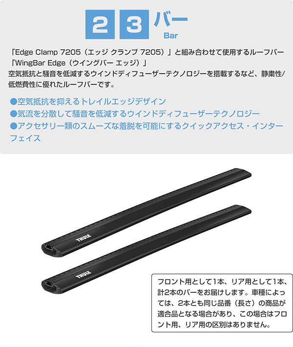 THULE（スーリー） CX-5専用ベースキャリア（フット7205+ウイングバー