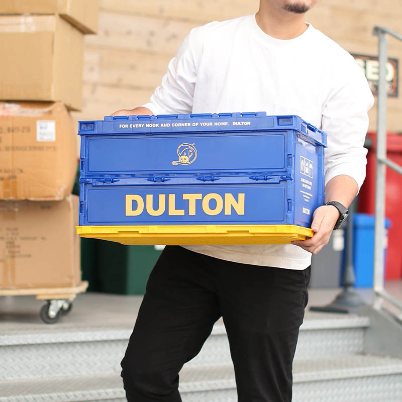 DULTON フォールディング コンテナ 40L 折りたたみ 収納ボックス 蓋