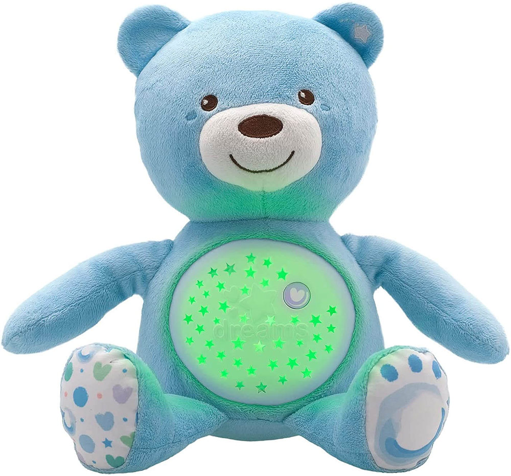 Chicco BabyBear 光と音で赤ちゃんをあやしてくれる くまさんのぬいぐるみ おもちゃ 輸入玩具/子守唄/出産祝い/夜泣きやぐずりに｜stylemarket｜03