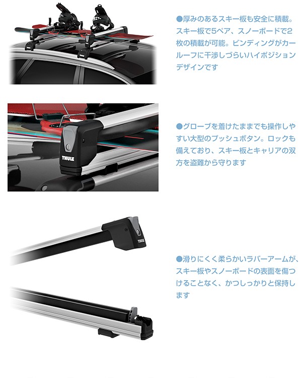 THULE（スーリー） フォレスター専用ベースキャリア（フット710410+