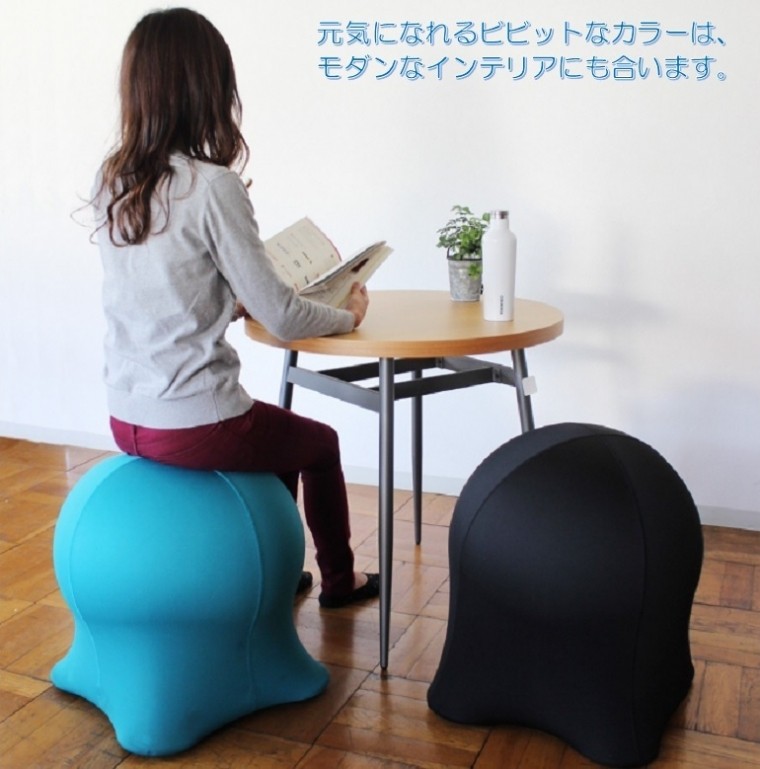 JELLYFISH CHAIR RED（ジェリーフィッシュチェアー レッド） バランスボールが入ったユニークなクラゲ型の椅子 : fur00010 :  スタイルモア ヤフーショップ - 通販 - Yahoo!ショッピング