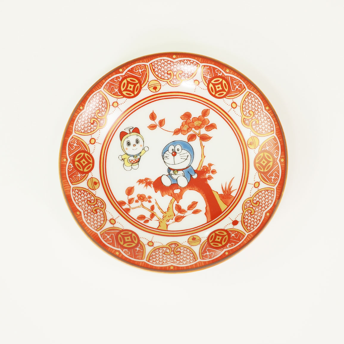 九谷焼 金正陶器 大人気 ドラえもん 小皿 径12×高2cm : 九谷焼