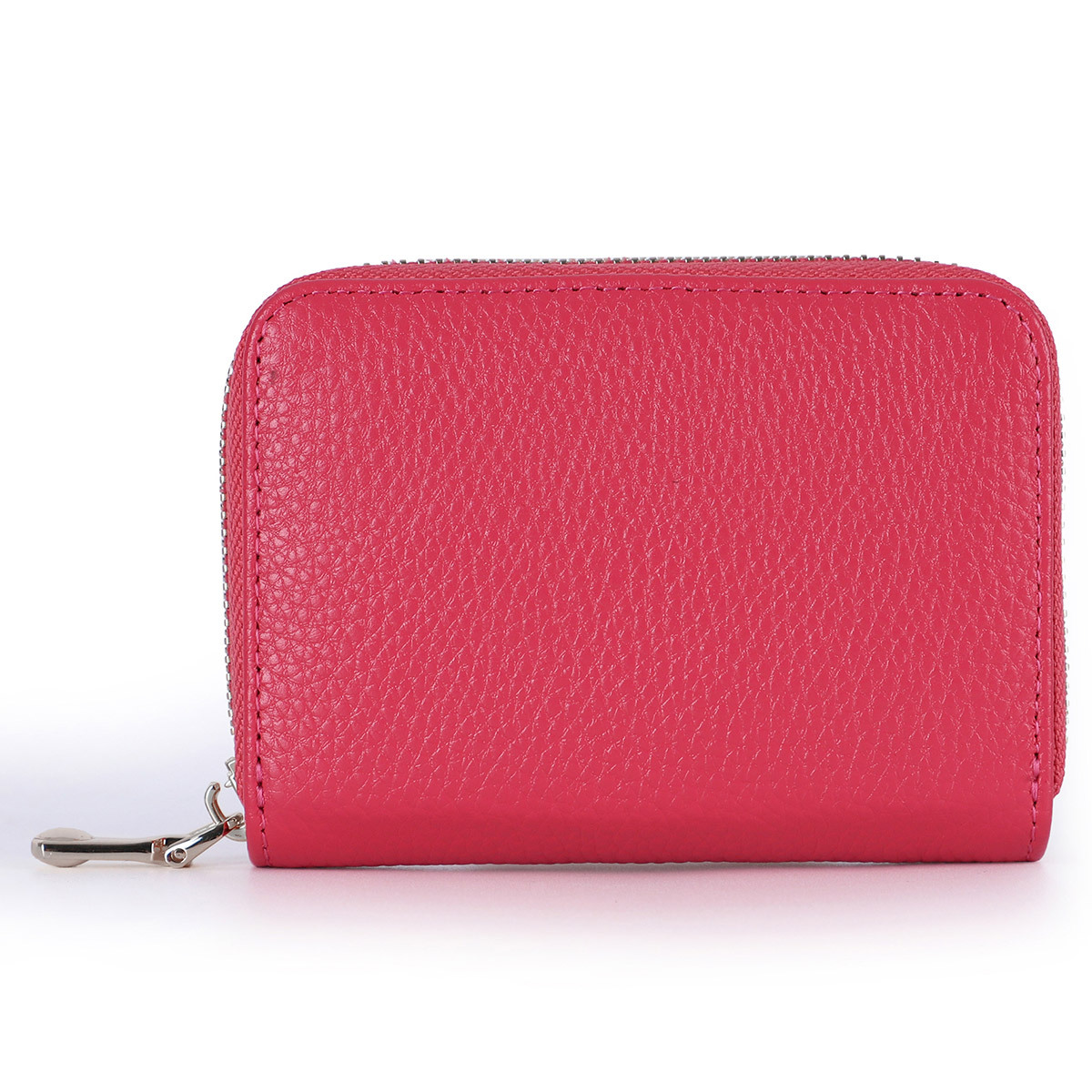 ミニ財布 コインケース カードケース 大容量 メンズ レディース 本革 ピンク