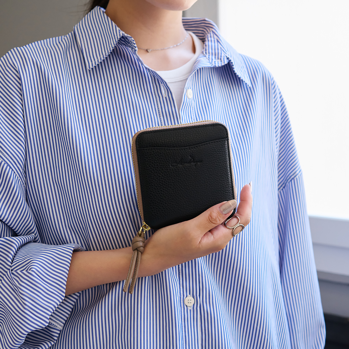 財布 二つ折り財布 レディース リズデイズ 本革 牛革 スキミング防止 RFID 磁気防止 ミニウォレット ミニ財布 LIZDAYS スタイルオンバッグ | LIZDAYS | 07