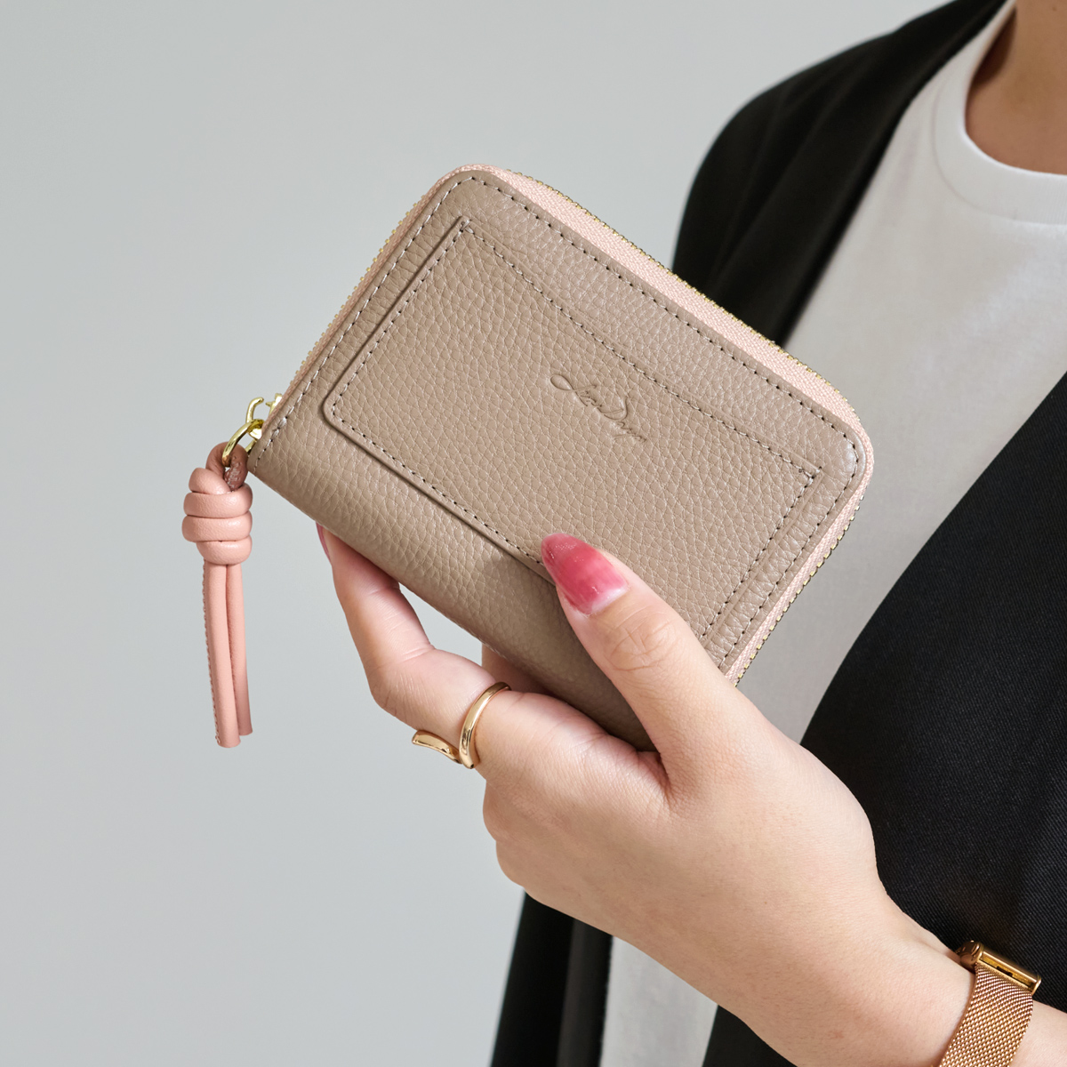 財布 レディース ミニ財布 本革 カードケース ミニウォレット 大容量 お札折れない 使いやすい カード入れ 小銭入れ LIZDAYS | LIZDAYS | 01