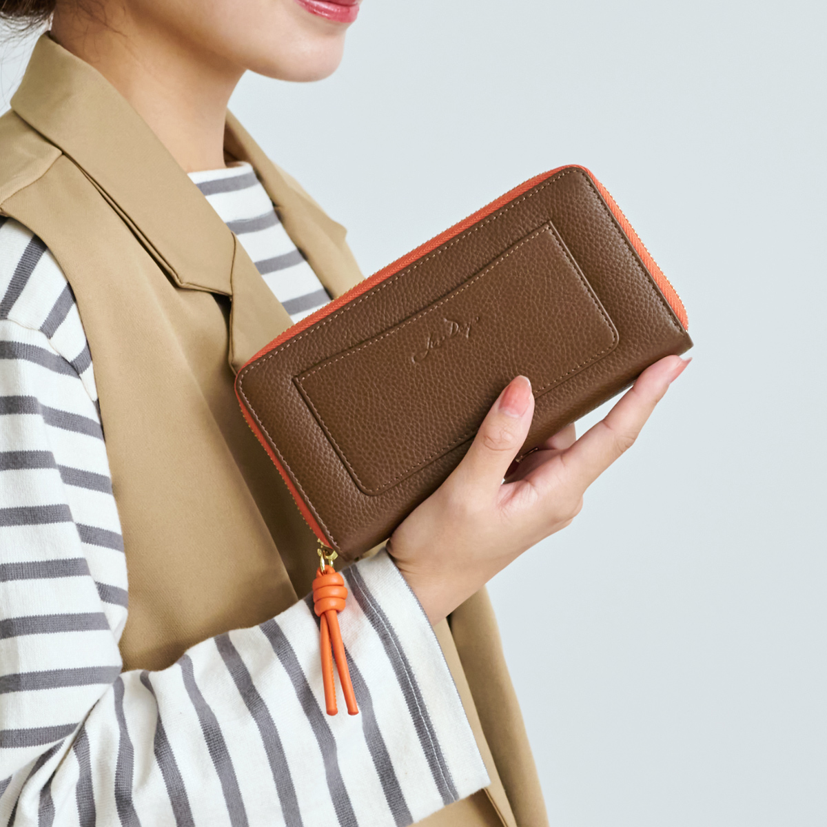 LIZDAYS 長財布 レディース 長財布 短い 本革 小さい 財布 軽量 ラウンドファスナー 大容量 コインスルー 仕分け スキミング防止 | LIZDAYS | 03
