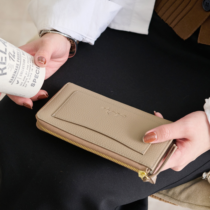 【新品】STATUSY　ブラウン　長財布 薄型　軽量　小さい 最小を目指した長財布 il modo （イルモード） – 革財布・革小物