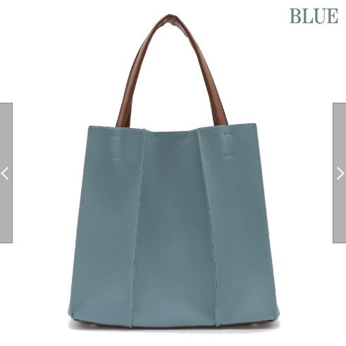 GUSCIO グッシオ 12-1003 スクエア切り替え2WAYトートバッグ