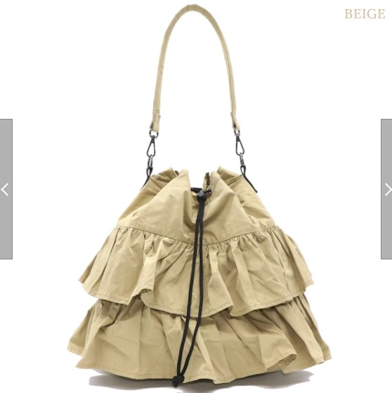 GUSCIO グッシオベーシック 12-1134 プリーツフリルショルダー