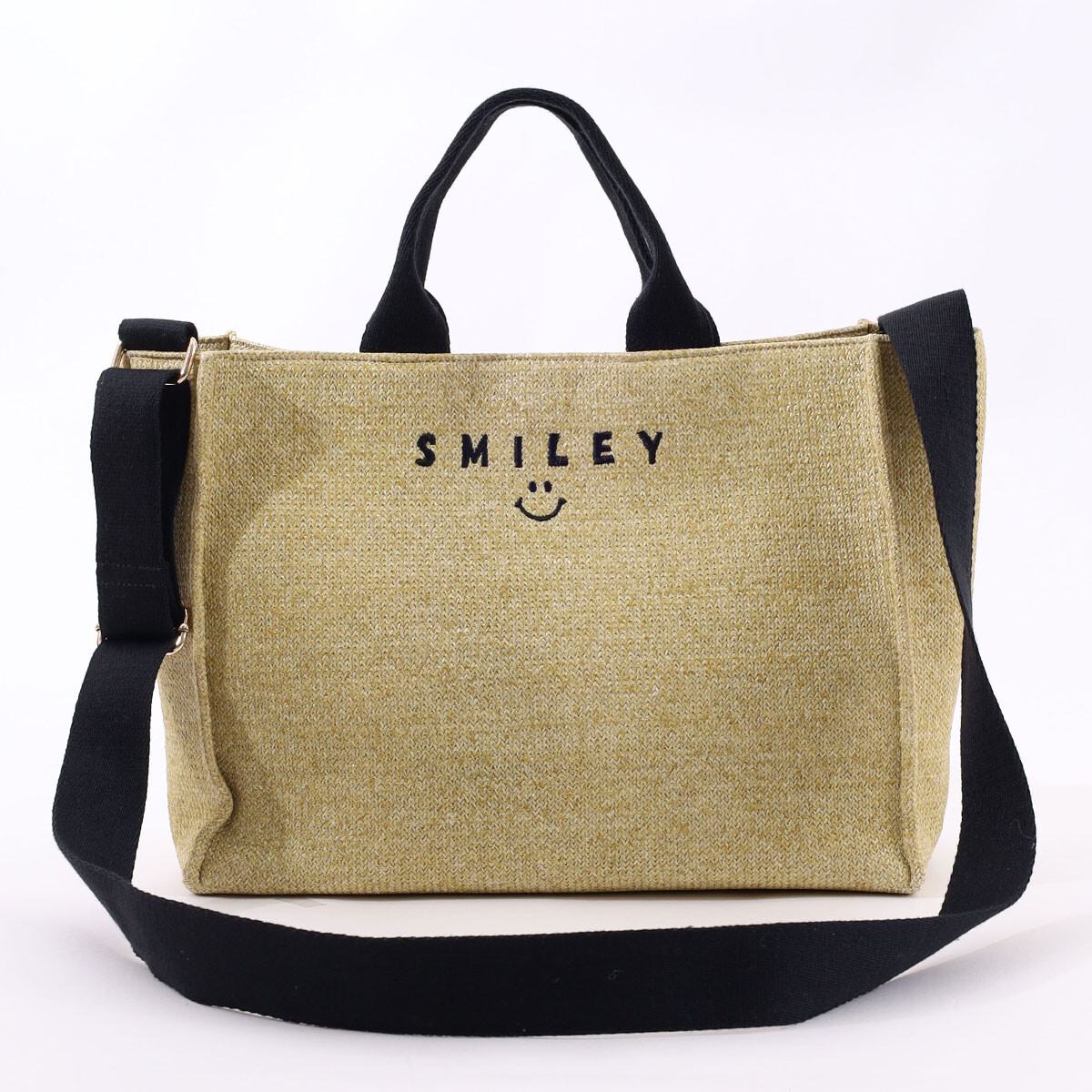 COOCO クーコ 24131-11703 SMILEY PPシートスクエア 2WAY トートバッグ