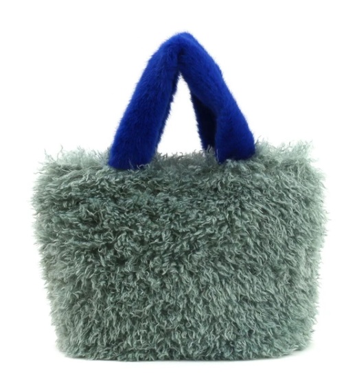 COOCO（クーコ） 25531-11046 バイカラーエコファー トートバッグ