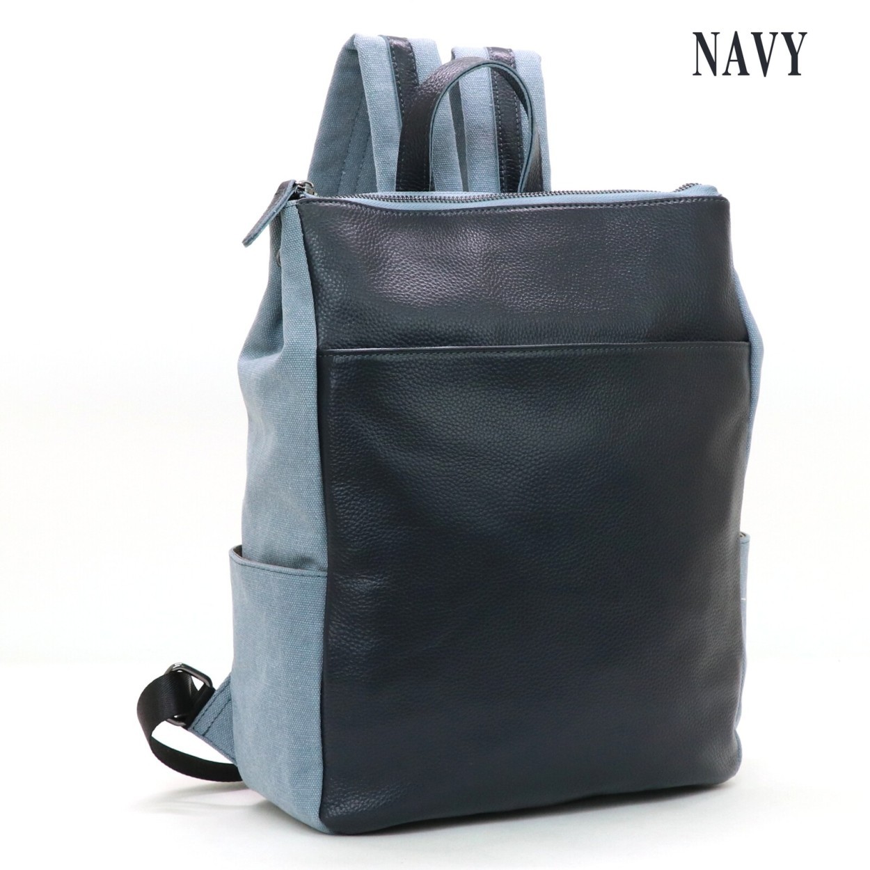 GUSCIO グッシオ 18-0927 柔かい牛革×キャンバス A4 リュック