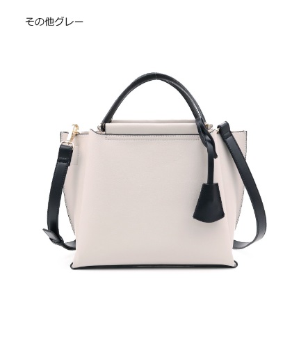 MIAN ミアン 2211-134-1 定番 LILY バイカラー2wayハンドバッグ |  | 03