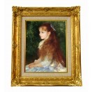 世界の名画 ルノワール イレーヌ嬢の肖像 ジクレーキャンバス複製画