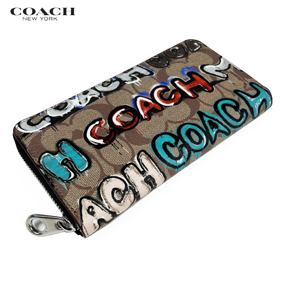 COACH X MINT + SERF コーチ コラボ 財布 長財布 ロング ジップ ウォレット シグネチャー CM837 カーキ アウトレット 限定  新作 新品 : cm837-svot8 : Successストア - 通販 - Yahoo!ショッピング