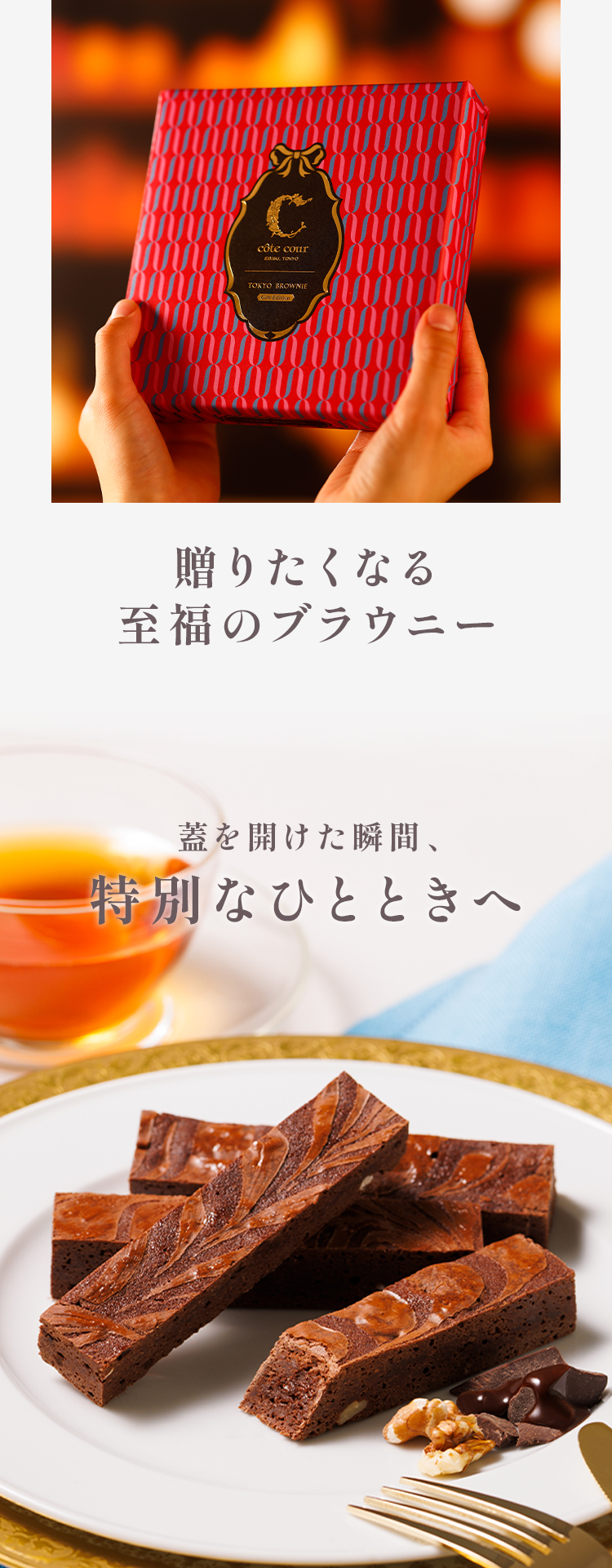 コートクール公式 チョコ【東京ブラウニー ギフトエディション5本入