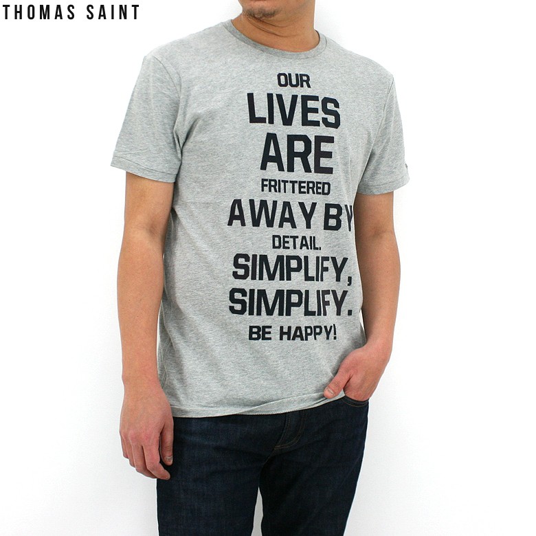 simplify印花t恤/ thomas saint /托马斯/衬衫/绒布/ simplify /男装