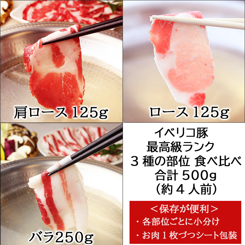 イベリコ豚特選しゃぶしゃぶ福袋セット