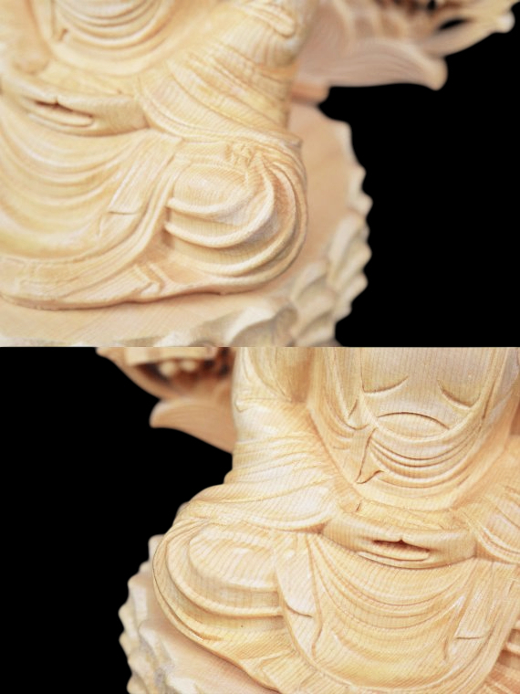 木彫り 仏像 阿弥陀如来 お釈迦様 仏陀 ブッダ 座像 阿弥陀如来像 置物