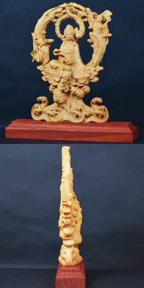 木彫仏像 子育地蔵(合掌形) 16cm桧木 半額でGETできるお得 楽器、手芸、コレクション