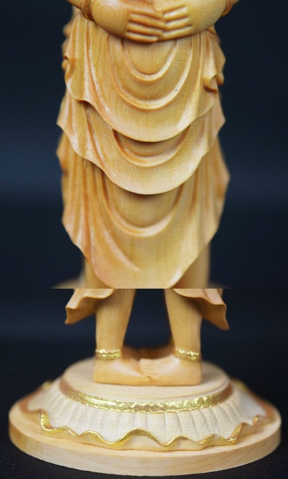 歓喜天　木彫　仏像　新品 kaiu-art_kkttzhha25