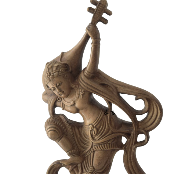 仏教美術 仏像 妙音天女銅像 家内仏堂 奉納 装飾品 工芸品 置物 仏教美術 仏像 妙音天女仏像 銅製品工芸品 置物 - メルカリ