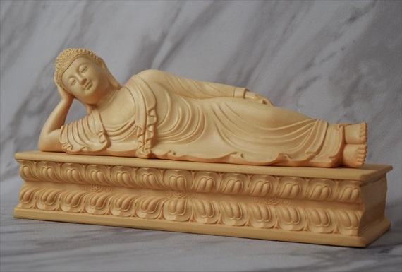 木彫り 仏像 涅槃 寝仏 涅槃像 涅槃仏 お釈迦様 釈迦如来像 仏教美術