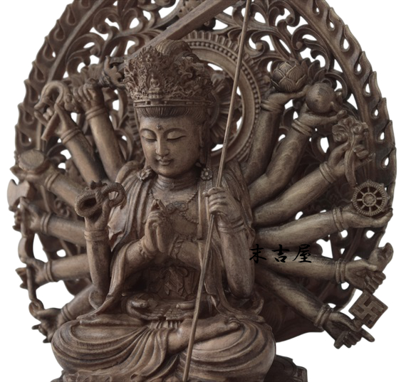 木彫り 仏像 准胝観音 准胝観音菩薩 准胝観音像 準胝観音 準提観音