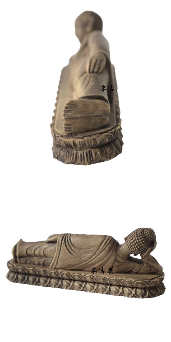 木彫り 仏像 涅槃 釈迦如来 寝仏 仏教 仏教美術 置物 フィギュア