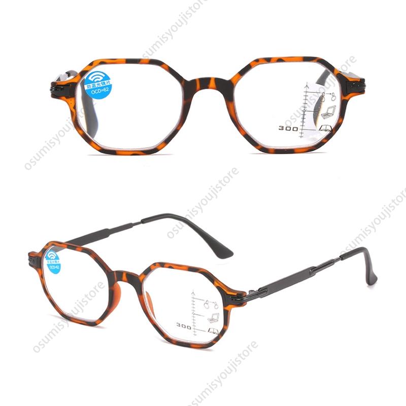 老眼鏡 おしゃれ メンズ レディース ウェリントン型 ズーム眼鏡 ブルーライトカット 軽量 老眼鏡 累進多焦点 フルリムメガネ リーディング 屋外 屋内 自転車｜sugai-store｜02