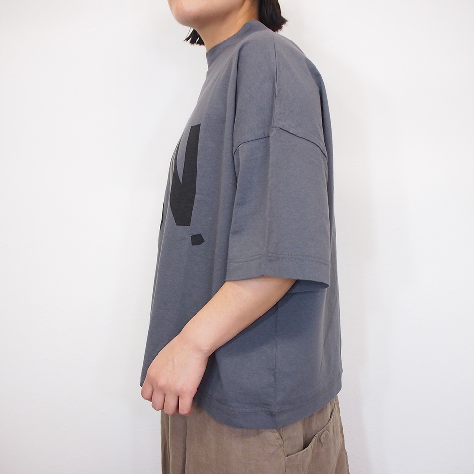 tumugu ツムグ ラフィ天竺 プリント Tシャツ レディース プルオーバー カットソー 夏 半袖 おしゃれ きれいめ 40代50代 sugar-babe_tc25201