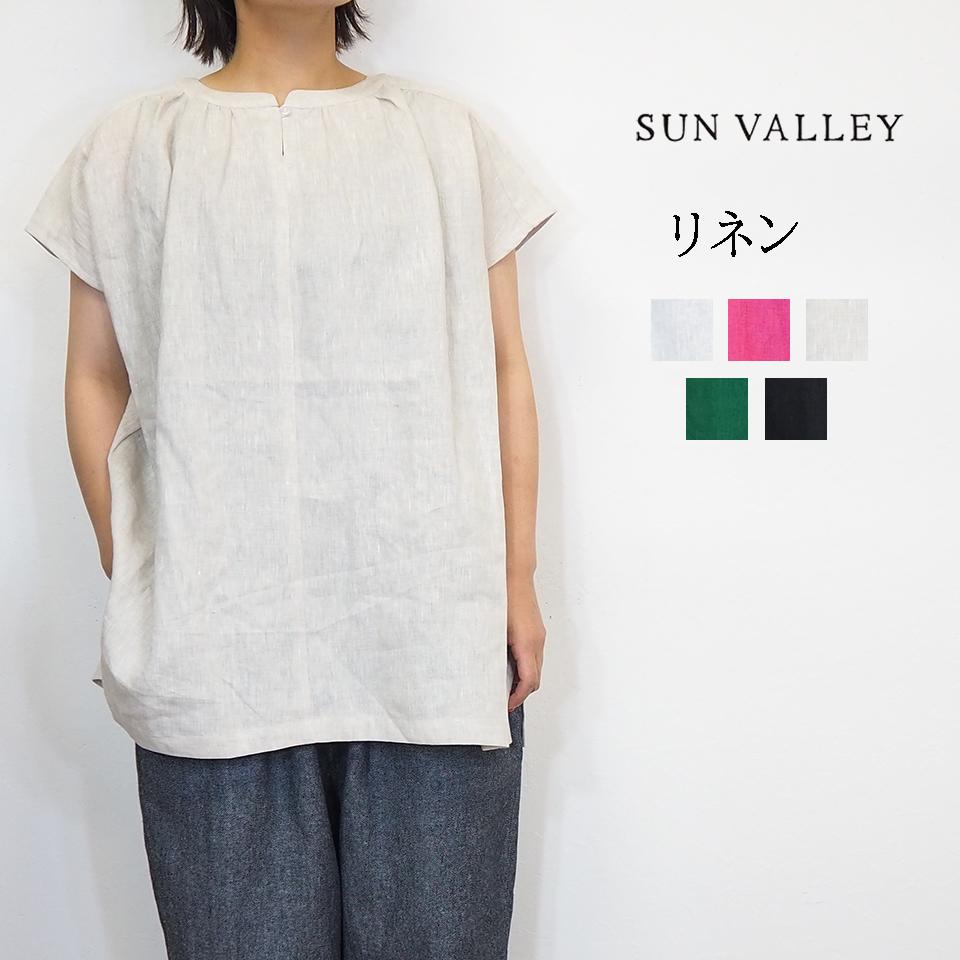 SUNVALLEY サンバレー　リネンプルオーバー　5066251　YE3 SUNVALLEY サンバレー リネンプルオーバー 5066251 YE3