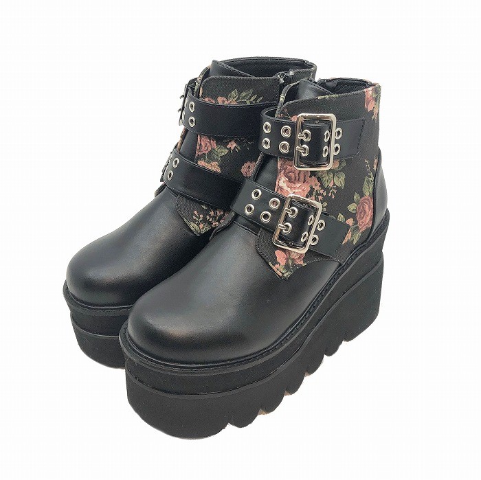 Sugarsugar シュガーシュガー 厚底ベルトボリュームブーツ 72 2901 Sugar Sugar 通販 Yahoo ショッピング