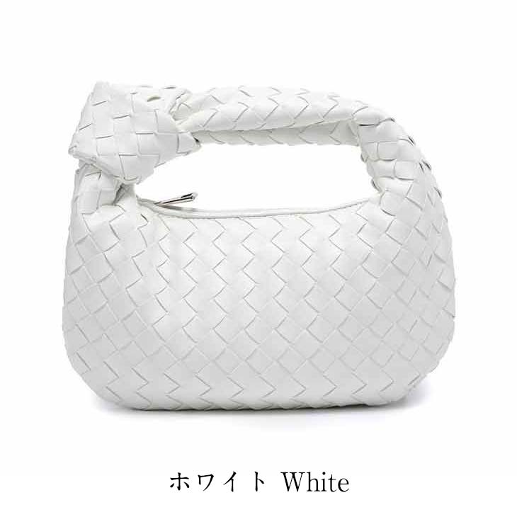 発掘 - 新登場ブランド 編み込みレザー調バッグ ハンドバッグ ハンドルバッグ お洒落 バッグ