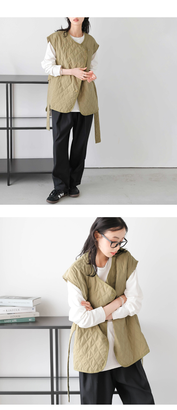 vintage キルティング ベスト オッドメント( oddment ) M-65 FIELD PARKA QUILTING LINER VEST