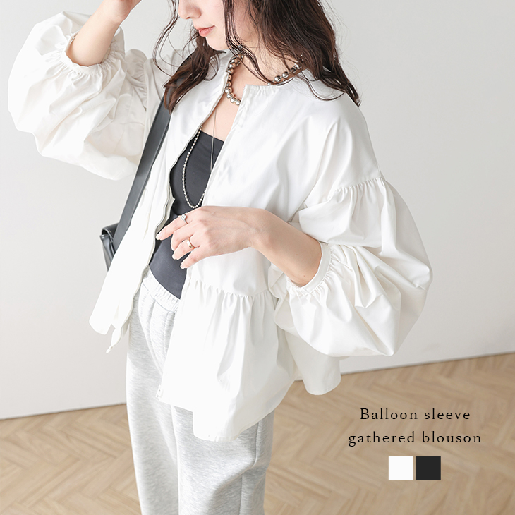 新品タグ付19000円Vin バルーンスリーブペプラムブルゾン Vin｜バルーンスリーブペプラムブルゾン | Rakuten Fashion(楽天
