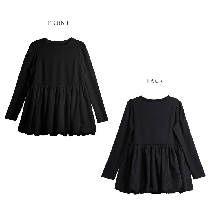 ドッキングバルーントップス カットソー レディース【lstp305-347】【to25】【即納：1-5営業日】【送料無料】ユ込3 ドッキングバルーントップス カットソー レディース【lstp305