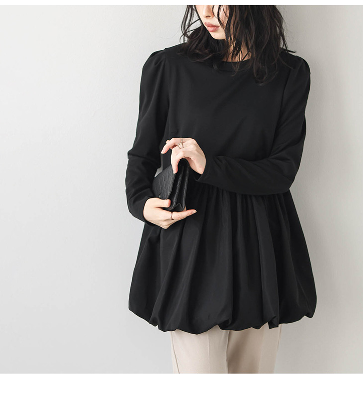 ドッキングバルーントップス カットソー レディース【lstp305-347】【to25】【即納：1-5営業日】【送料無料】ユ込3 ドッキングバルーントップス カットソー レディース【lstp305