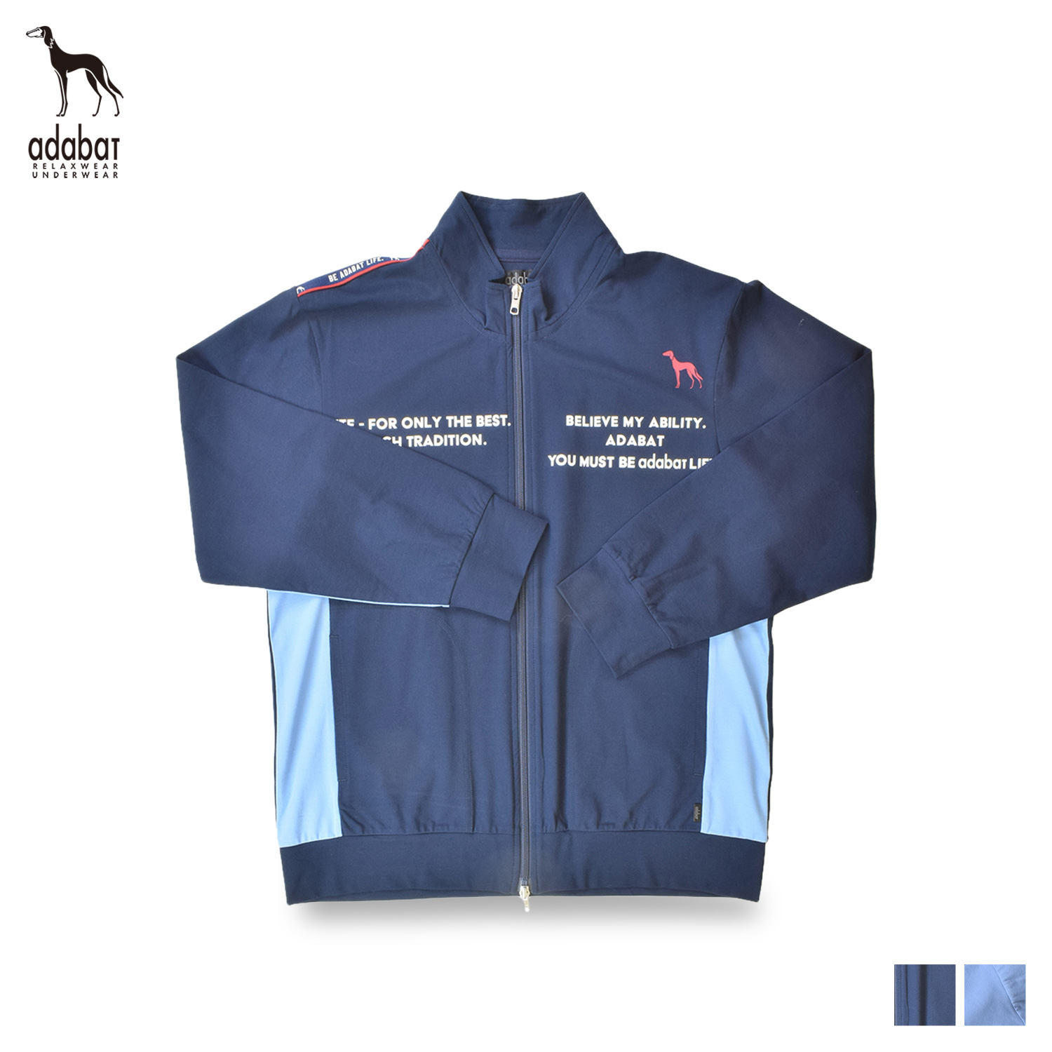 adabat アダバット ジャケット ジャージ アウター メンズ ジップ ZIP