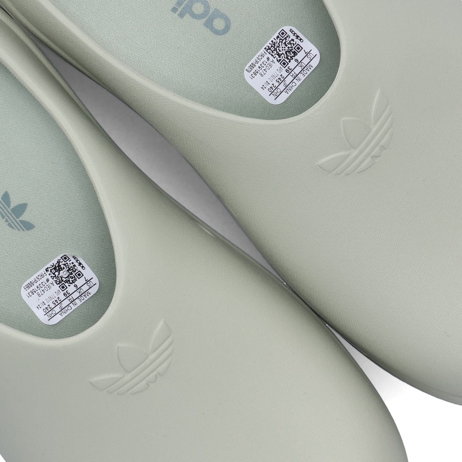 adidas ヘイローグリーン色 クロッグサンダル adidas Originals アディダスオリジナルス クロッグサンダル