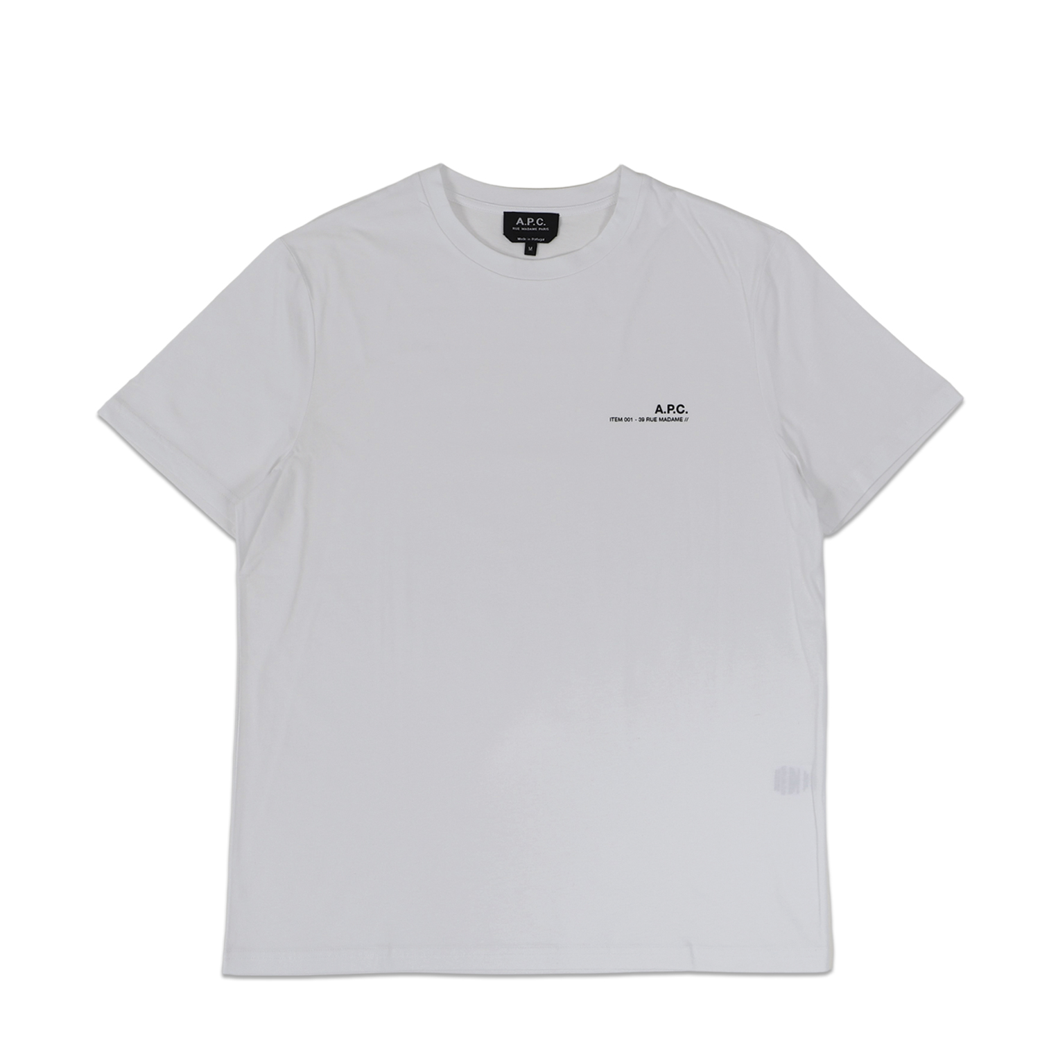 アーペーセー A.P.C. Tシャツ 半袖 メンズ ITEM ホワイト 白 COFBT-H26904