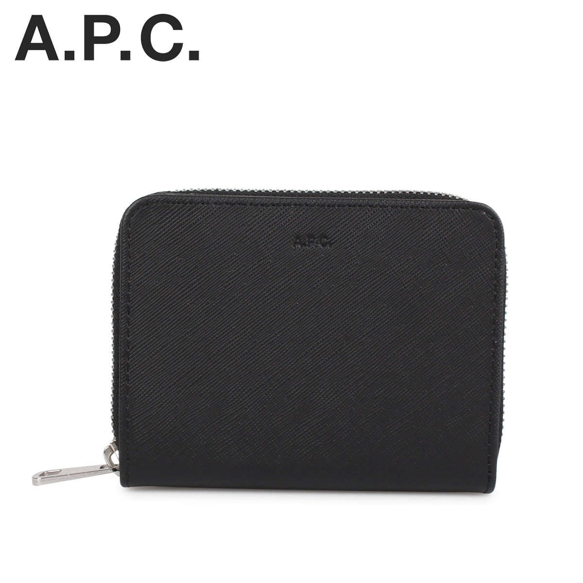 A.P.C. アーペーセー 財布 二つ折り メンズ EMMANUEL ZIP WALLET