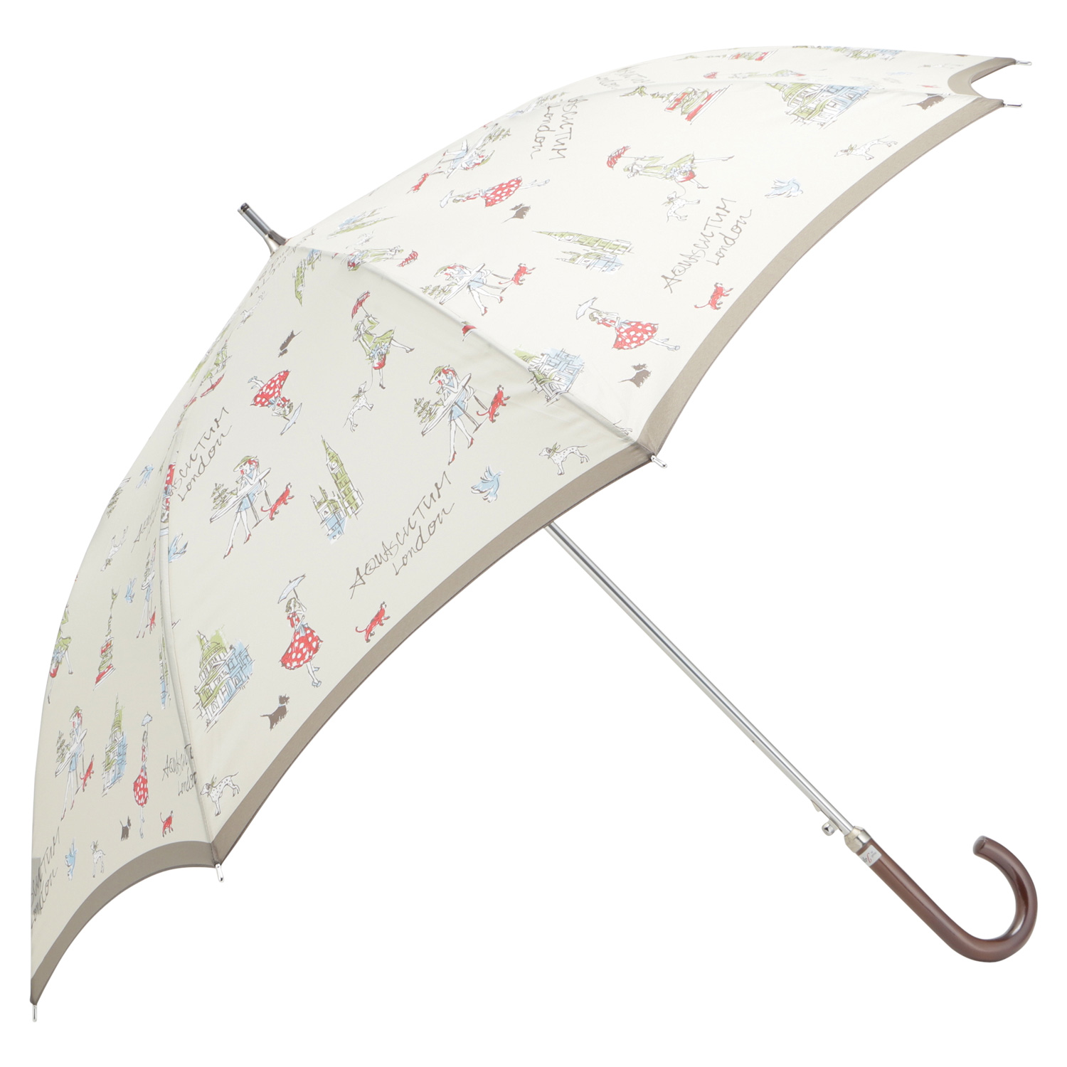 Aquascutum（アクアスキュータム） 長傘 雨傘 ガールプリント